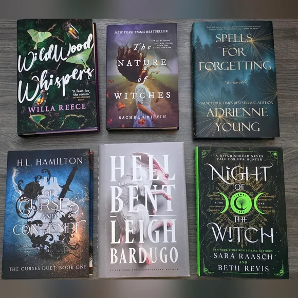 Fantasy & Witchy Book Bundle – 6 Hardcover Novels - Picture 1 of 1